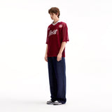 DENIM WIDE STRAIGHT-LEG JEANS