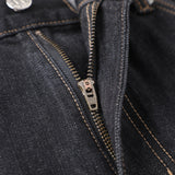 14oz DESIZED SELVEDGE RAW WIDE-LEG JEANS-INDIGO