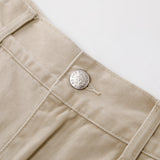 WIDE STRAIGHT-LEG CASUAL PANTS