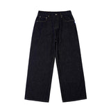 DENIM WIDE STRAIGHT-LEG JEANS