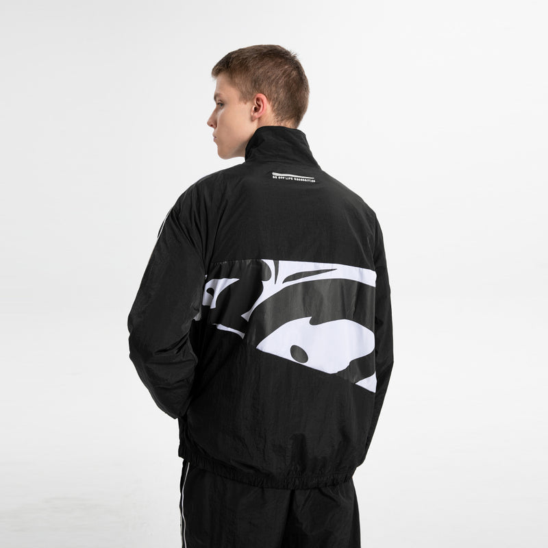 EYES LOGO TRACK JACKET (Black)