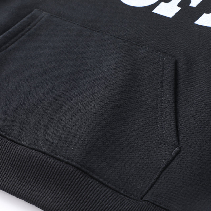 HEAVYWEIGHT GRAPHIC HOODIE-BLACK