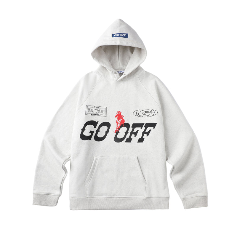 HEAVYWEIGHT GRAPHIC HOODIE-GREYISH WHITE