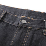 14oz DESIZED SELVEDGE RAW WIDE-LEG JEANS-INDIGO