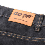 14oz DESIZED SELVEDGE RAW WIDE-LEG JEANS-INDIGO