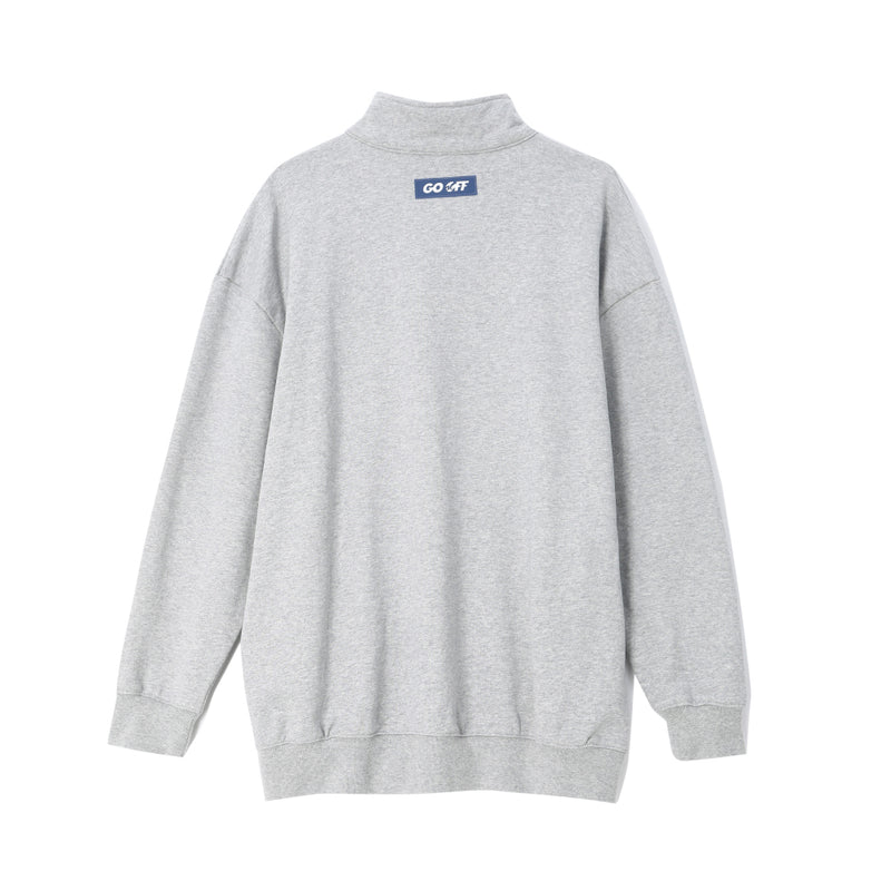 G LOGO HALFZIP SWEAT