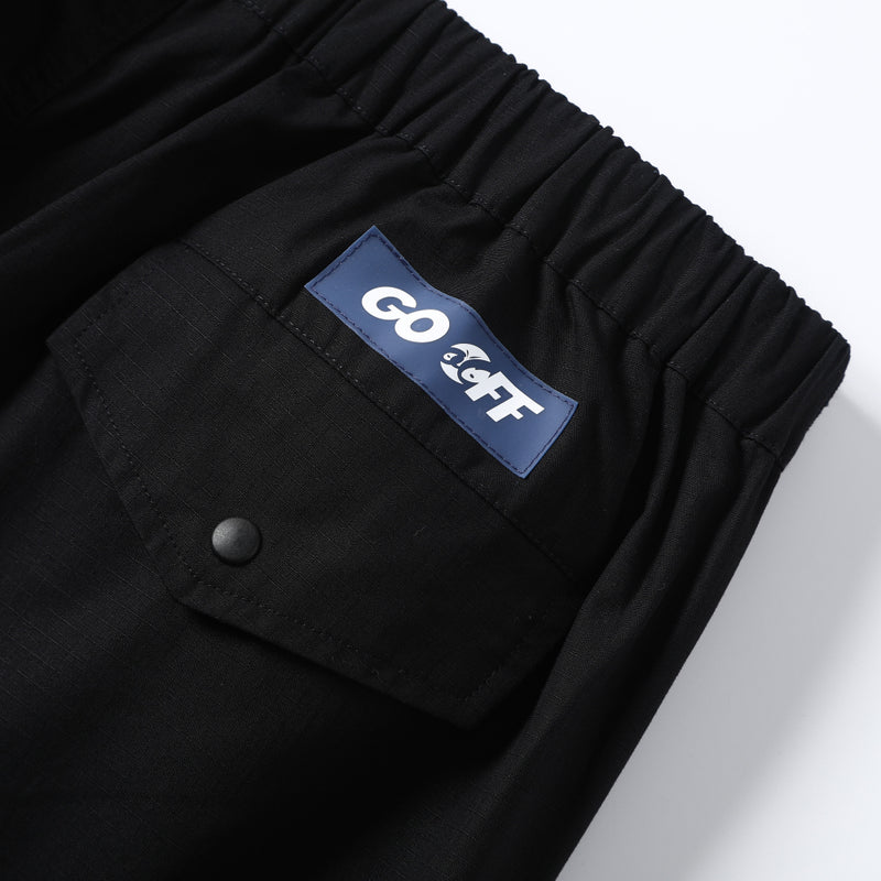 RIPSTOP CARGO PANTS (BLACK)