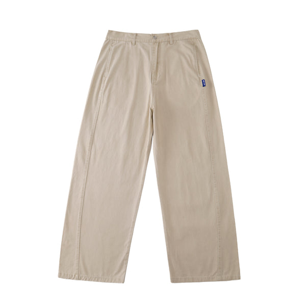 WIDE STRAIGHT-LEG CASUAL PANTS